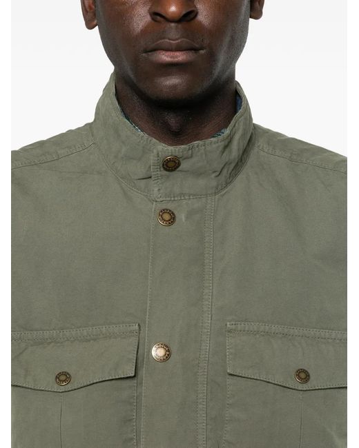 Barbour Green Casual Corbridge Gilet for men