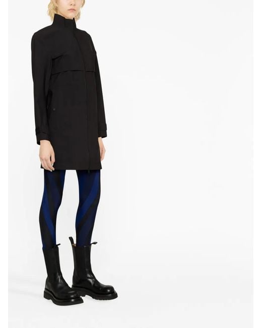 Woolrich Black Pequea Zip-Up Parka Coat