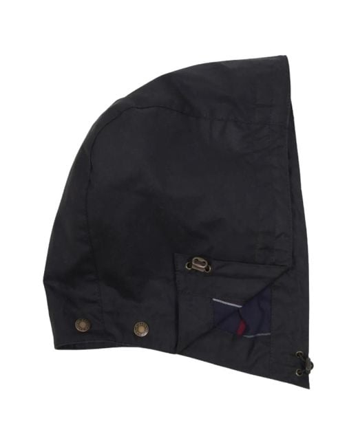 メンズ Barbour ドローストリングハット Blue