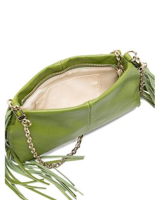 Maje Green Miss M Leather Pouch