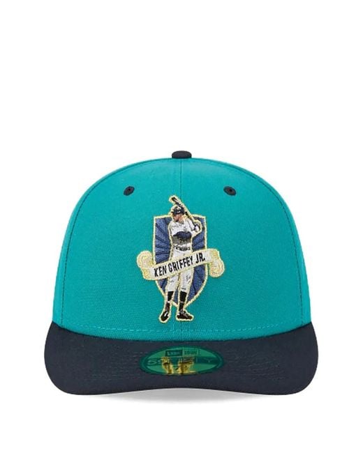 KTZ Green Seattle Mariners 59Fifty Embroidered Baseball Cap