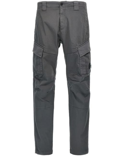 メンズ C P Company ロゴ カーゴパンツ Gray