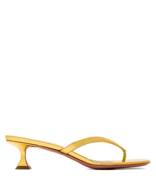 AMINA MUADDI Metallic 45Mm Juliette Sandals