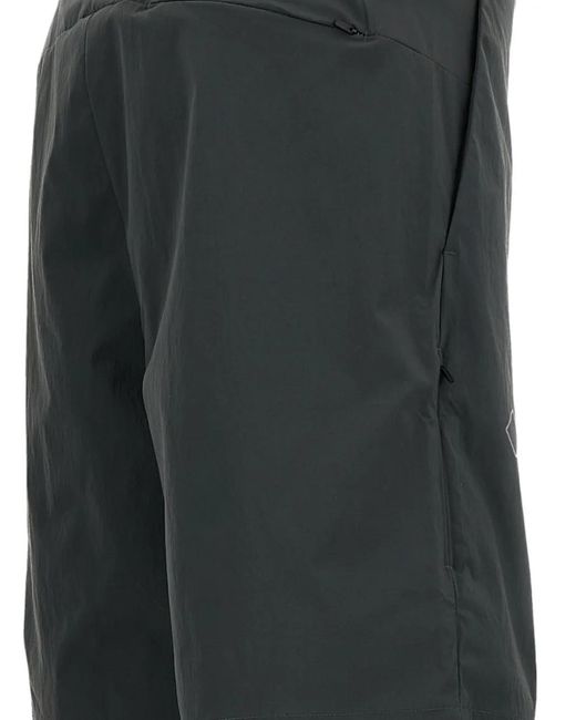 Pas Normal Studios Gray Off-Race Logo Belt Shorts for men
