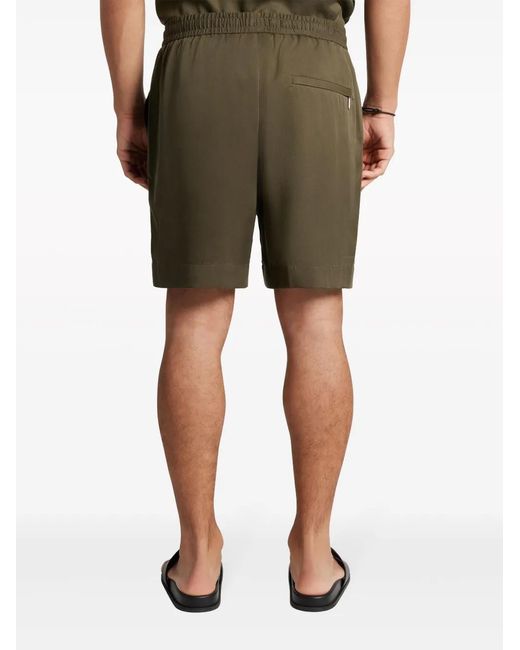 CHE Green Elasticated-Waistband Deck Shorts for men