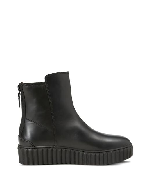 Marc O' Polo Black Leather Ankle Boots
