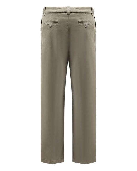 Aspesi Gray Button-Fastening Trousers