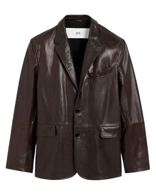 Blazer Con Botones AMI de hombre de color Black