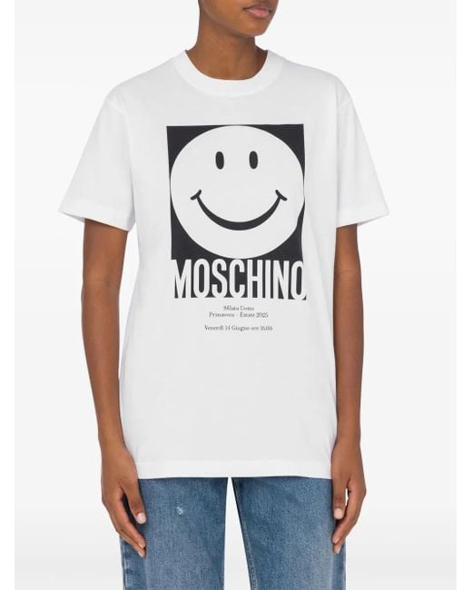 Moschino White X Smiley