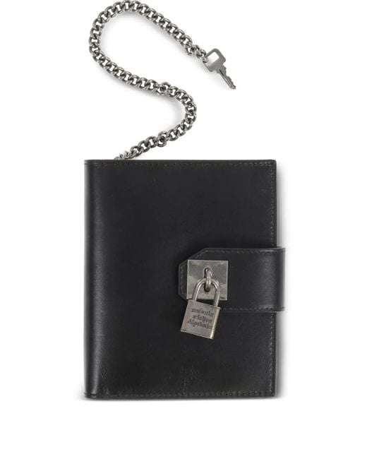 Enfants Riches Deprimes Black Only One Padlock Wallet