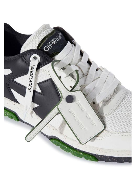 Off-White c/o Virgil Abloh White Slim Out Of Office Colour-block Sneakers for men