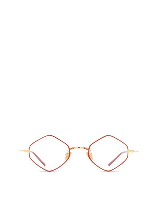 Occhiali Geometrici Leopard di Eyepetizer in White