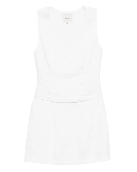 Reformation Lindsey リネン ツーピース White