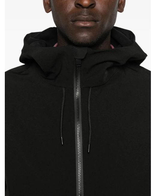 Rains Black Hooded Jacket