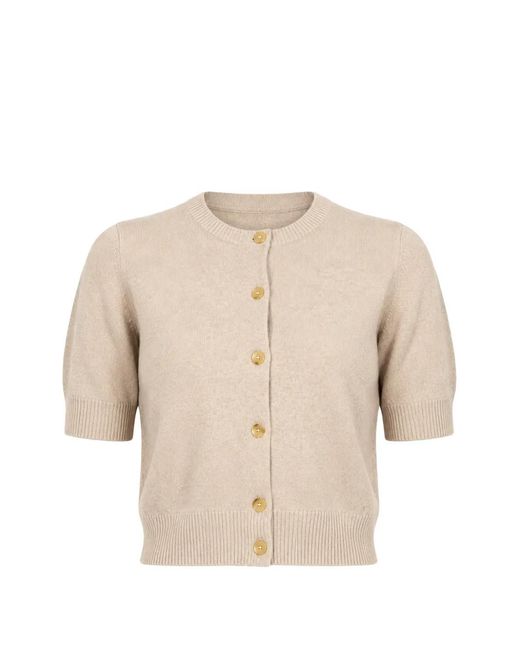 arch4 Natural Stanley Short-Sleeve Cardigan