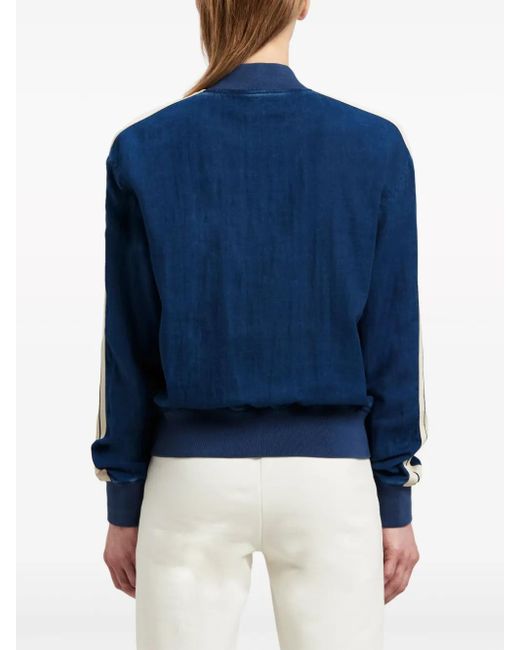 Palm Angels Denim Bomberjack in het Blue