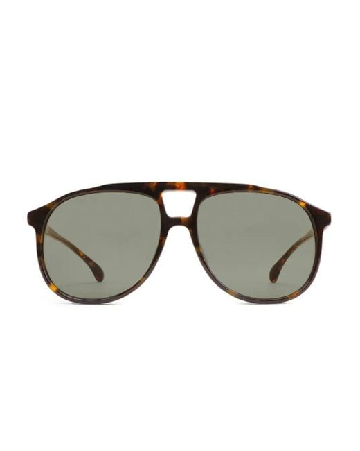 Sporty & Rich Gray Tortoiseshell Frame Sunglasses