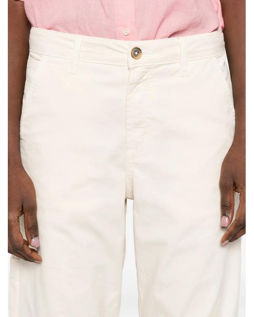 Xirena White Rancho Button Trousers
