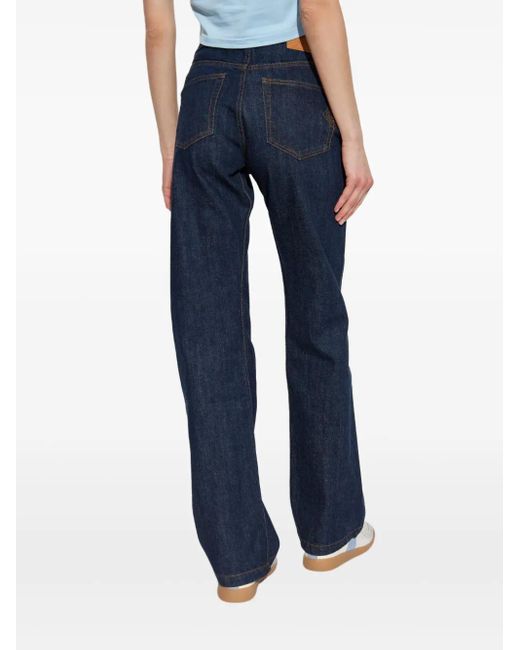Casablanca Blue Jeans With Logo