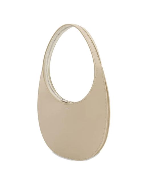 Coperni White Arched Handle Swipe Shoulder Bag
