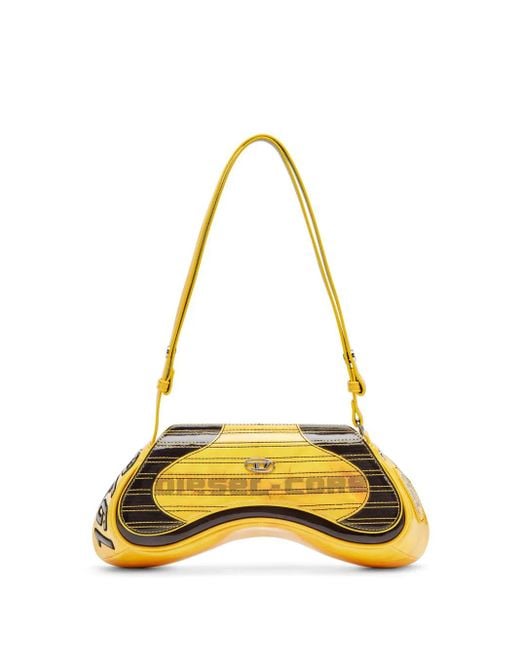 DIESEL Yellow Play Cross Body Bag