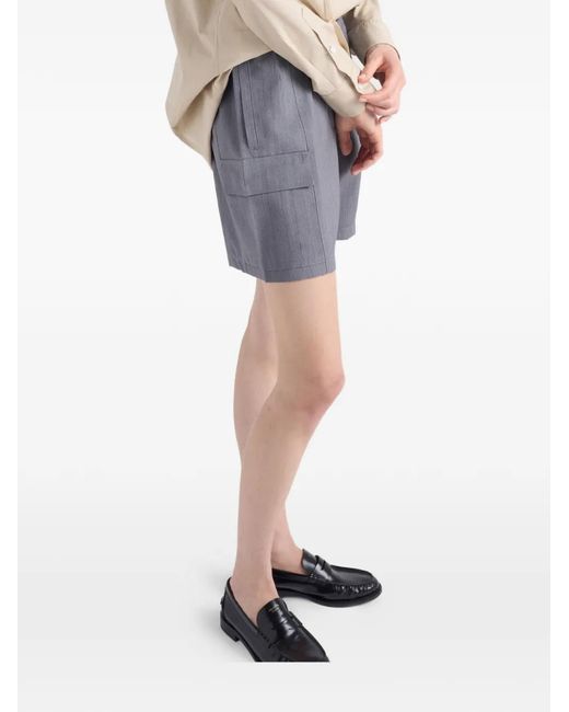 Prada Gray Light Mohair Shorts