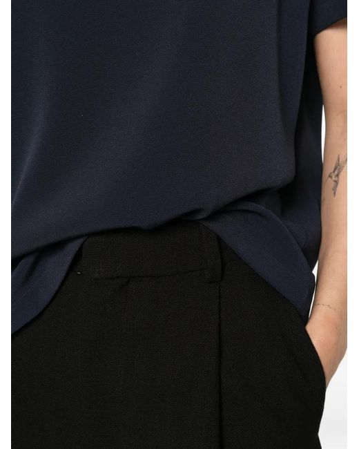 Max Mara Blue Rebecca Crew-Neck T-Shirt