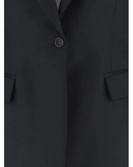 Sa Su Phi Black Single-Breasted Blazer