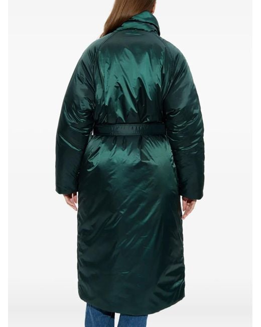 Lacoste Green Belted Puffer Jacket