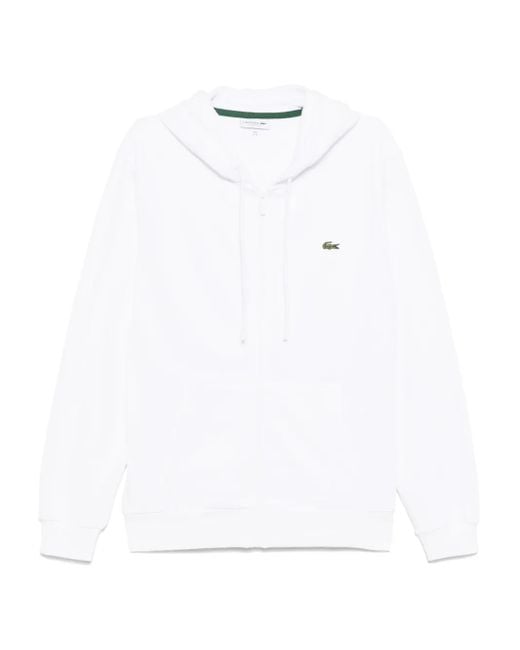 Lacoste Sweater Met Rits in het White voor heren
