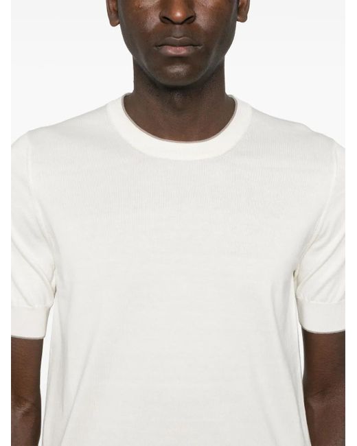 メンズ Brunello Cucinelli ファインニット トップ White