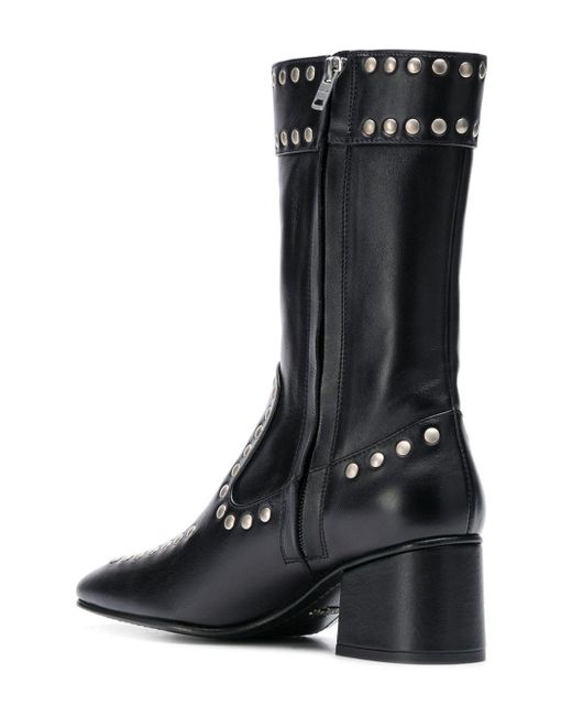 coach boots with studs