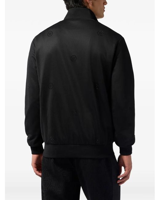 Philipp Plein Sportjacke Mit Monogrammmuster in Black für Herren