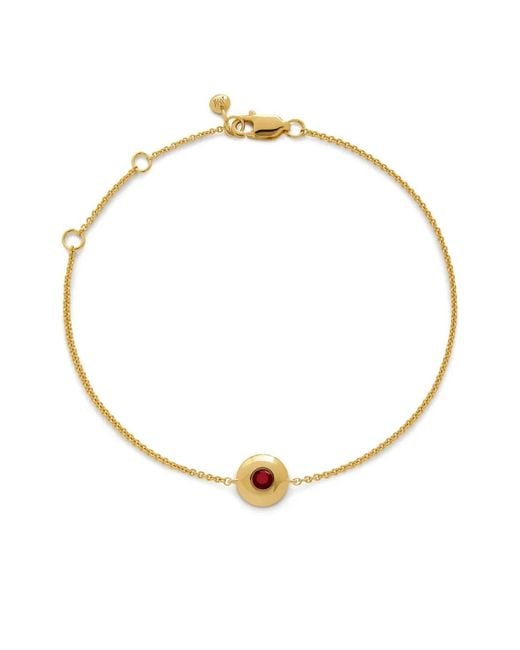 Monica Vinader Metallic January Birthstone Bracelet