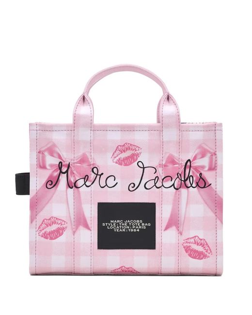 Marc Jacobs Purple Medium Tote Print Bag