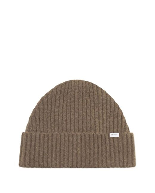 Bonnet Côtelé À Design Bicolore Les Deux pour homme en coloris Brown
