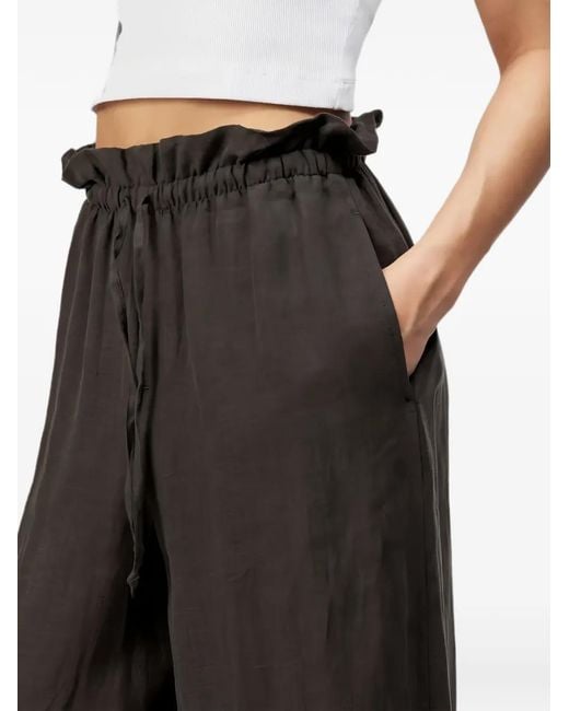 Drykorn Brown Dwindle Drawstring Paperbag-Waist Trousers
