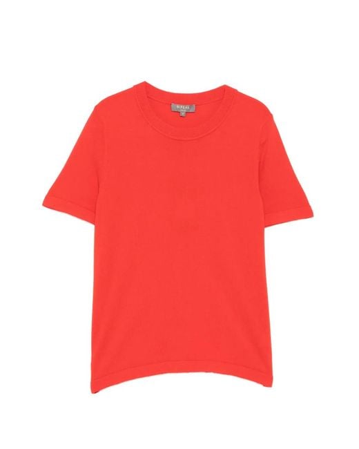 N.Peal Cashmere Red Lottie T-Shirt