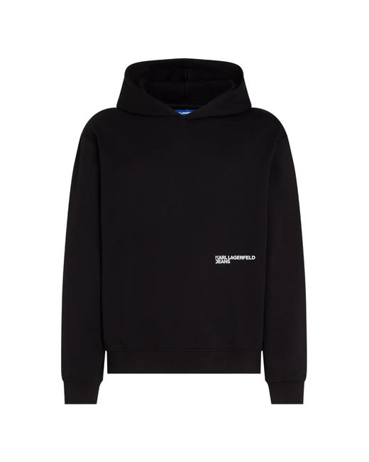 Karl Lagerfeld Black Karlism Hoodie for men