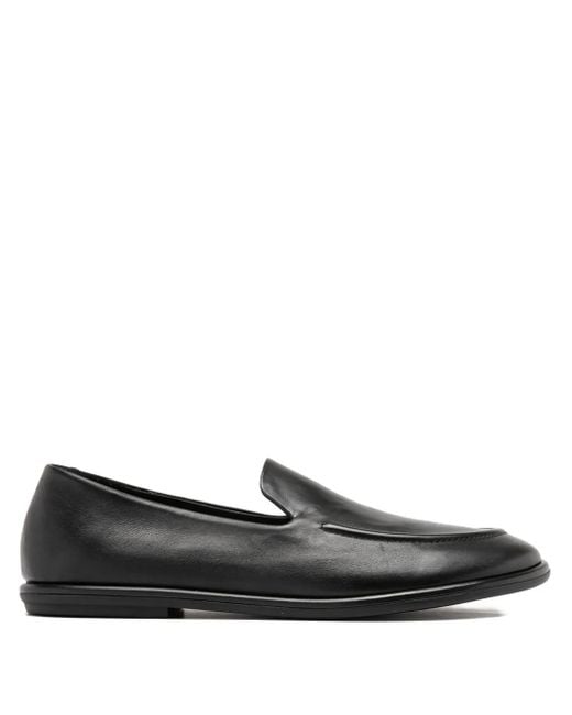 Officine Creative Black Mienne 101 Leather Loafers