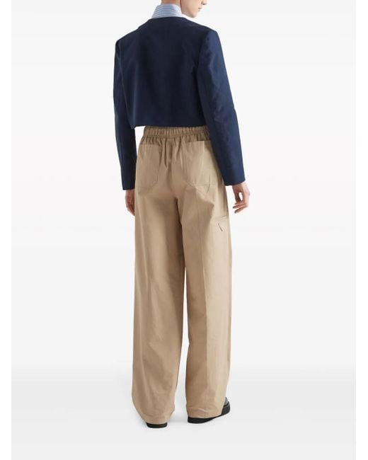 Prada Blue Wool Blazer For