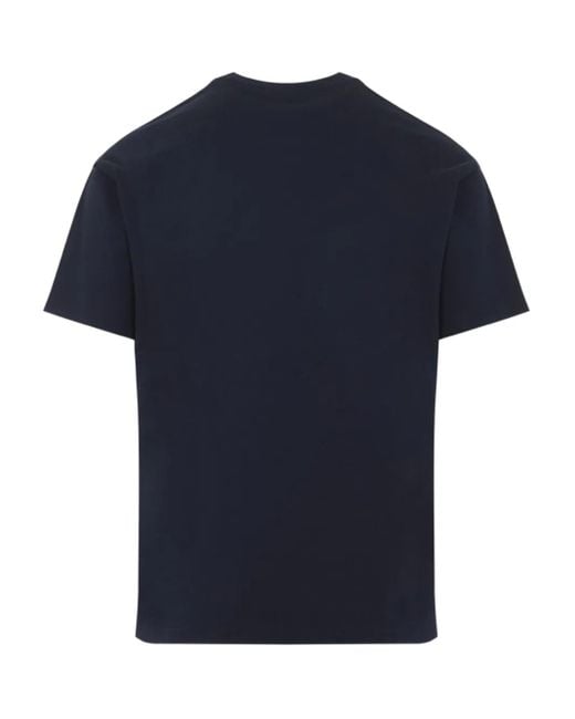 Givenchy Blue Logo-Patch T-Shirt for men