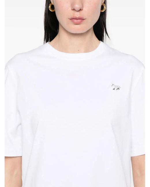 Maison Kitsuné ベイビーフォックスパッチ Tシャツ Blue