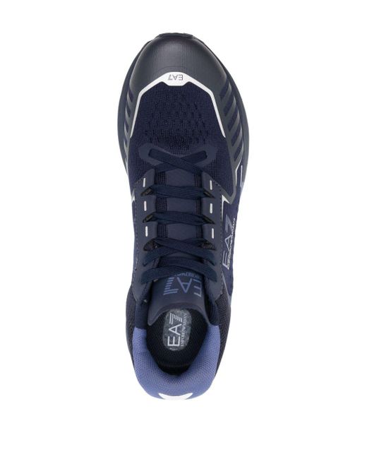 EA7 Sneakers mit Mesh-Einsätzen in Blue für Herren