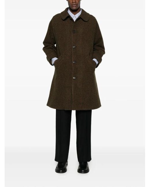 Bode Brown Hedgerow Buttoned Coat for men