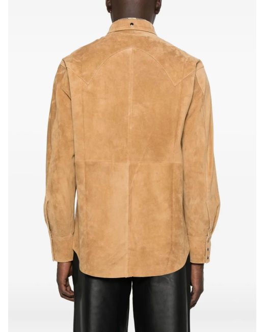 Chemise En Daim D'Inspiration Western Carter Young pour homme en coloris Natural
