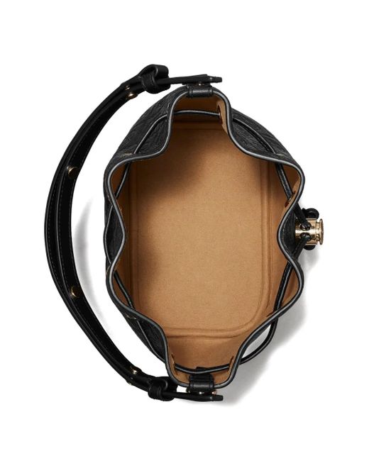Borsa A Secchiello T-Monogram di Tory Burch in Black