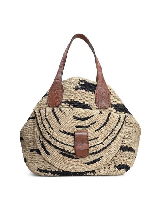 IBELIV Natural Laza Ii Zebra-Pattern Tote Bag