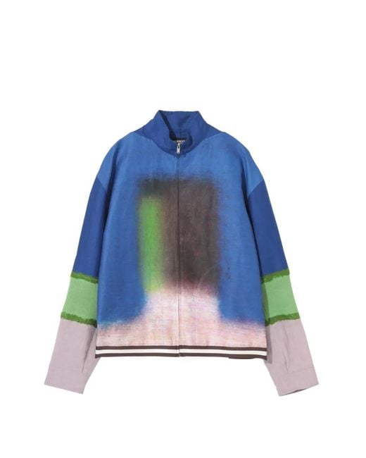 Undercover Blue Jacke Mit Riemen Hinten