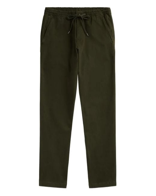 Polo Ralph Lauren Green Elasticated-Drawstring Trousers for men